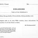 Reklame Rottweil Jagdpatronen Einladung zum Übungsschießen ngl 196.580