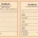 Reklame RWS Schrotpatronen Schießkarte, Nürnberg ngl 196.581