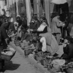 Sinti/Roma Marktszene, Fotokarte ngl 196.591