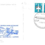 Zeppelin 75 Jahre Landungsfahrt LZ 17 Leipzig-Eisenberg ngl15.09.88 196.643