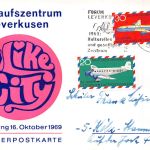 Leverkusen Sonderpostkarte Eröffnung Einkaufszentrum gl1969 196.649