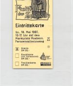 Mosbach i.B. Festval der Spielleute Eintrittskarte 1997 ngl 196.663