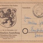 Frechen Briefmarken-Ausstellung 1947 gl09.11.47 196.665