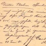 Schweiz GA Bern nach Offenbach gelaufen 1885 gl23.6.85 196.677