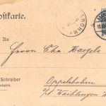 Mannheim Postkarte von Firma Johann Schreiber gl1906 196.682