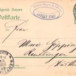 Landau (Pfalz) GA Bayern Fa. Simon Mayer & Söhne gl1904 196.686