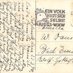 Stempel "Ein Volk hilft sich selbst Kriegs-WHW gl23.3.40 196.722
