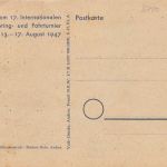 Aachen Postkarte 17. Reitturnier 1947 ngl 196.656