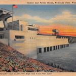 USA Cranes and Power House, Kentucky Dam ngl 196.740