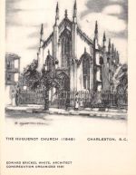 USA Charleston The Huguenot Church, Künstlerkarte ngl 196.741