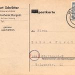 Schriesheim a.d.B. Postkarte von Kurt Schrötter gl1946 196.629