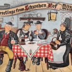 USA Milwaukee, Wisconsin, Greetings from Schwaben Hof gl1952 196.830