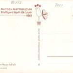 Stuttgart Der See am Neuen Schloß, Bundesgartenschau 1961 ngl 196.924