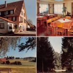 Schömberg (Schw.) Cafe Pension Winter Mehrbildkarte gl1978 196.977