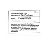 Reutlingen Foto aus der Fotosammlung des Stadtarchivs ngl 197.008