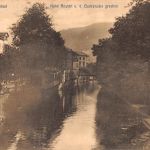 Bad Kreuznach Nahe Ansicht von der Badebrücke ngl 197.235