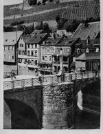 Bad Kreuznach Nahebrücke und Kauzenburg feldpgl1942 197.248