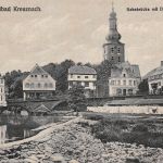Bad Kreuznach Nahebrücke mit Brückenhäusern gl1920 197.251