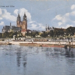 Magdeburg, Dom, von der Elbe gesehen gl1924 E6994