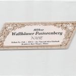 Wallhausen/Nahe Weinflaschenetikett "1939er Wallhäuser Pastorenberg" ngl 197.291