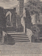 JOHANNES LUTZ Kloster Hirsau, Schwarzwald, Kreuzgang u.nördl.Turm ngl E7116