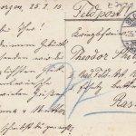 Geburtstag-Wünsche Dame und Landschaft feldpgl1915 E7431