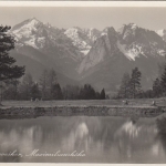 Almhüttenweiher, Maximilianshöhe, geg. Zugspitzgruppe ngl E7577