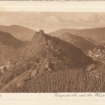 Altenahr, Burgruine Are und das Weisse Kreuz ngl E8037