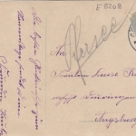 Namenstag-Gruß von liebem Mädchen glum 1910? E8208