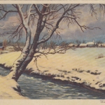 Ländliche Winterlandschaft gl1943 E8785