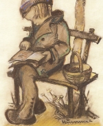 Hummel, Versunken, aus dem Hummelbuch - Nr. 222 ngl E8832