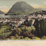 Lugano mit Monte S. Salvatore ngl E8981