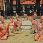 Bangkok, Thailand, The Mae Bot Dance glum 1960? E9422