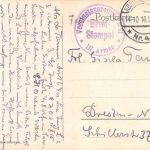 Saarbrücken Alte Brücke mit Kaiser Wilhelm-Denkmal feldpgl1916 197.479