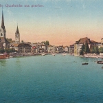 Zürich, von der Quaibrücke aus gesehen gl1927 F0599R