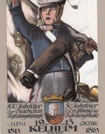 König Ludwig I. von Bayern zum Jubiläum in Kelheim ngl F1389