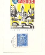 Saarbrücken 50 Jahre Sonderkarte ngl 197.561