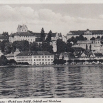 Meersburg Bodensee, Hotel zum Schiff, Schloss und Residenz gl1948 F1600