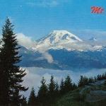 Mont Rainier near Washington ngl F1758