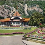 Interlaken, Kursaal mit Blumenuhr ngl F1894
