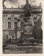 Leipzig, Goethe-Denkmal am Naschmarkt ngl F1994