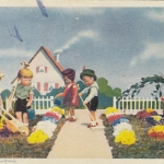 Käthe Kruse-Puppen, die kleinen Gärtner - 371 ngl F2292
