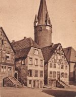Ottweiler (Saar) mit dem alten Turm ngl 197.625