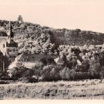 Tholey (Saar) Abteikirche mit Schaumberg ngl 197.632