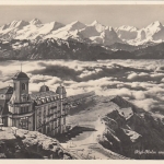 Rigi-Kulm und die Berner Alpen ngl F2666