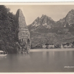 Brunnen (Schwyz) Schillerstein ngl F2670