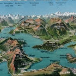 Vierwaldstättersee, Panoramakarte ngl F2688