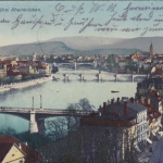 Basel, Drei Rheinbrücken gl1911 F2698