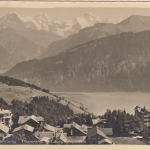 St.Beatenberg, Thunersee und Jungfrauengruppe gl1912 F2765