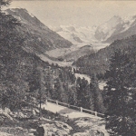 Morteratschgletscher von der Berninastrasse aus gl1911 F2784